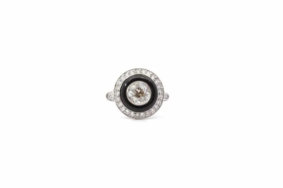 Bague vintage diamant de 1,66cts L/VVS2