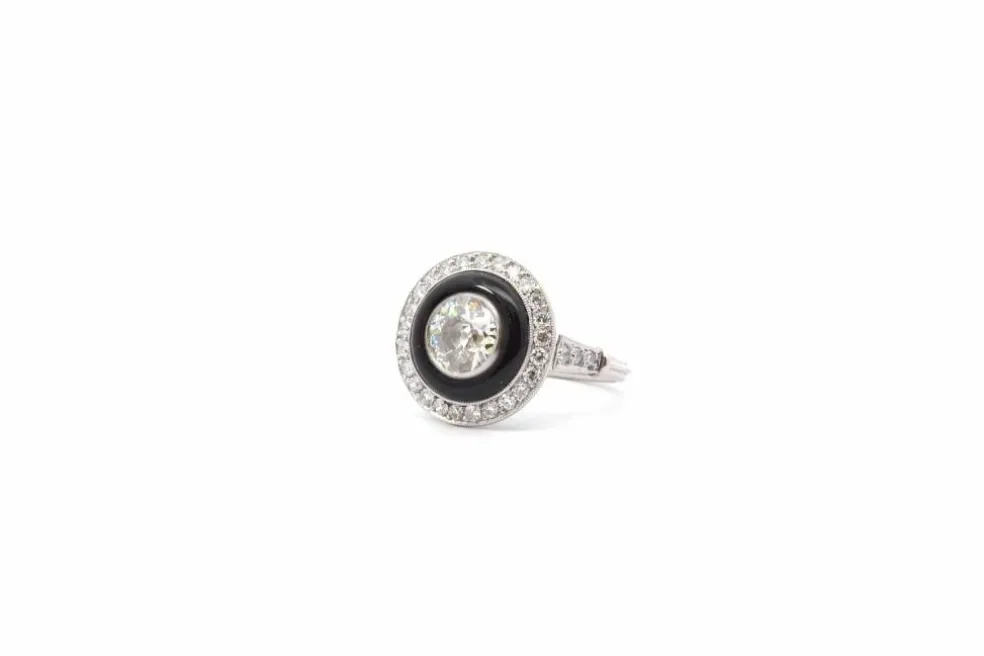 Bague vintage diamant de 1,66cts L/VVS2