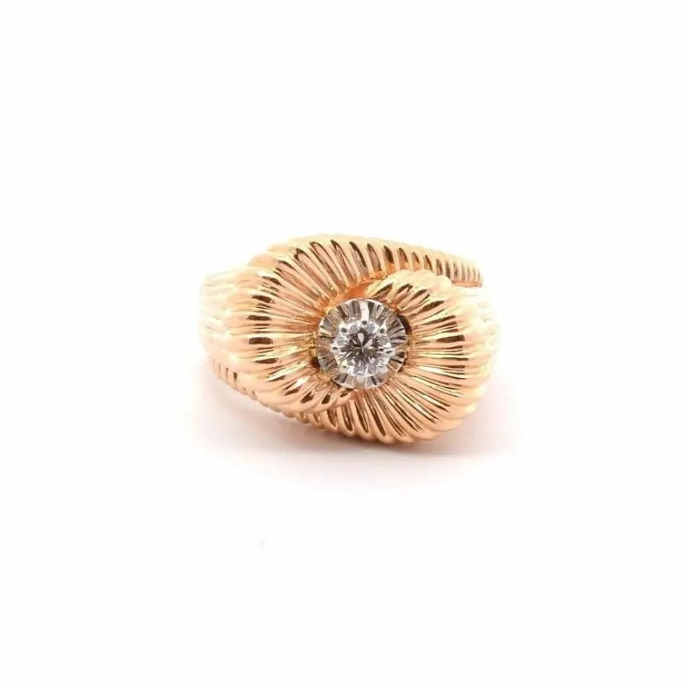 Bague vintage diamant en or 18k