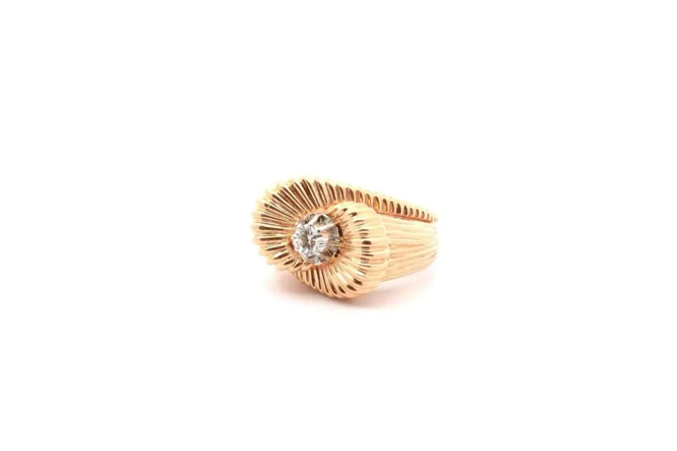 Bague vintage diamant en or 18k