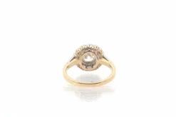 Bague vintage diamant en or et platine