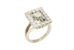 Bague vintage, diamant taille ancienne