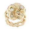 Bague vintage diamants
