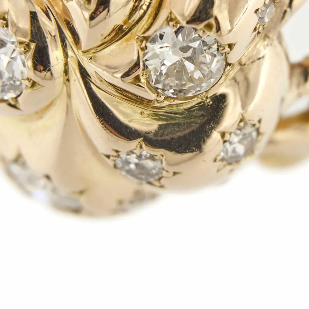 Bague vintage diamants