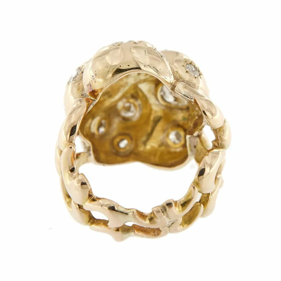 Bague vintage diamants