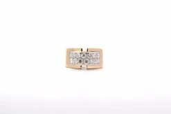 Bague vintage diamants en or 18k