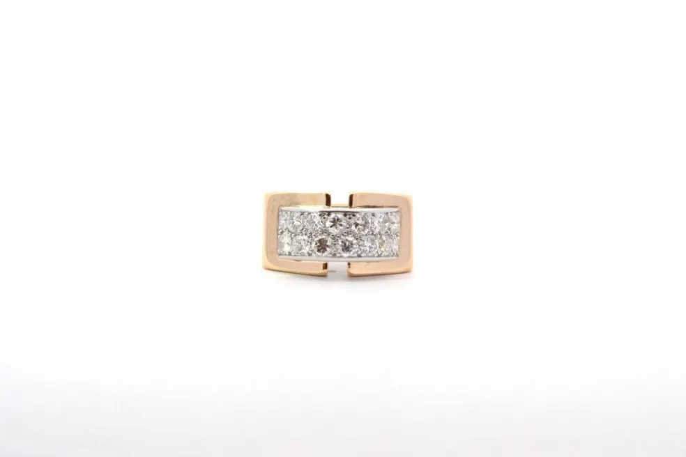 Bague vintage diamants en or 18k