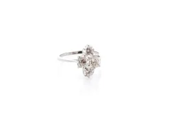 Bague vintage diamants en or 18k