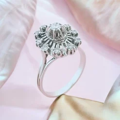 Bague Vintage Diamants Or gris