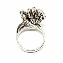 Bague vintage diamants platine