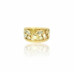 Bague vintage en diamant Tutti Frutti
