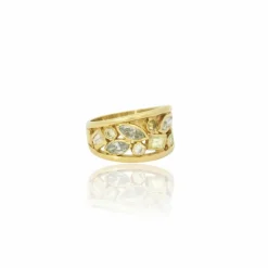 Bague vintage en diamant Tutti Frutti
