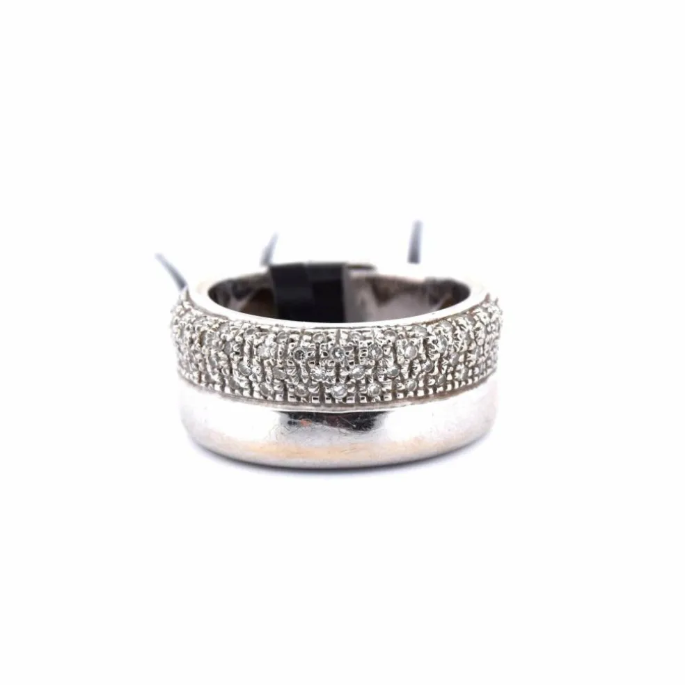 Bague vintage en or et diamants