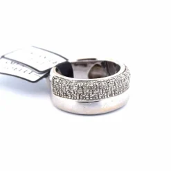 Bague vintage en or et diamants