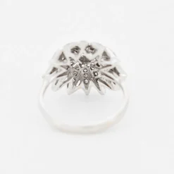 Bague Vintage Fleur Or 18 carats et Diamants