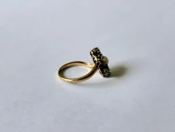 Bague vintage Opale et Diamants anciens