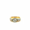 Bague vintage Or jaune et Diamants
