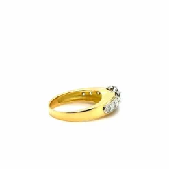 Bague vintage Or jaune et Diamants