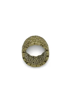 Bague vintage or jaune et diamants
