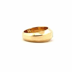 Bague vintage or jaune et diamants