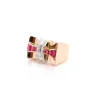 Bague vintage tank diamants et rubis