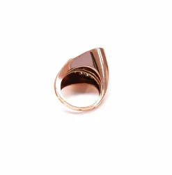 Bague vintage Toi et Moi or rose