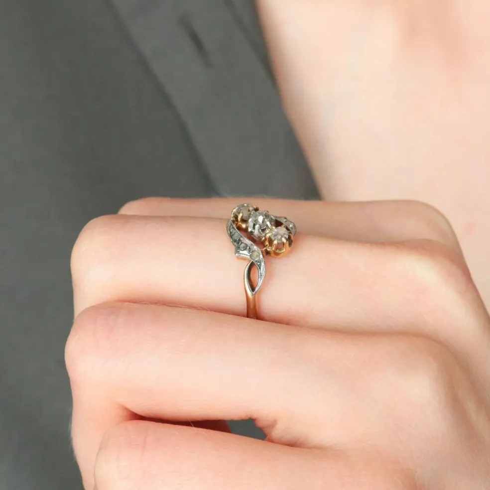 BAGUE "YOU" OR & DIAMANTS