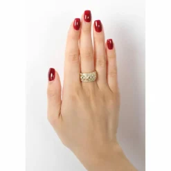 Bague ZIGY en or jaune et diamants