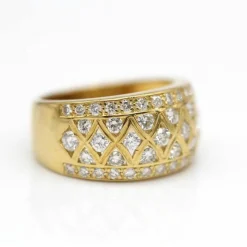 Bague ZIGY en or jaune et diamants