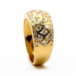 Bague ZIGY en or jaune et diamants