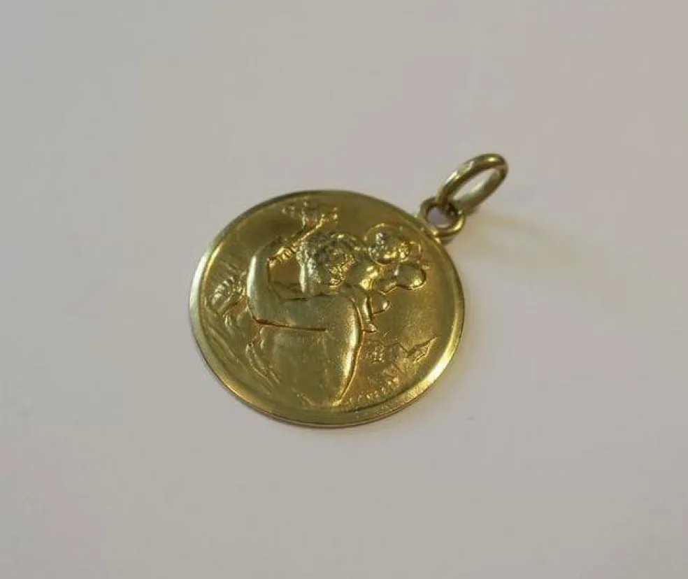 BECKER - importante médaille Saint Christophe