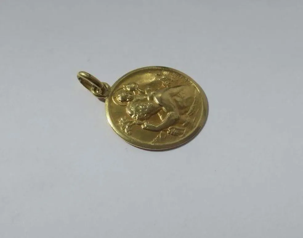 BECKER - importante médaille Saint Christophe