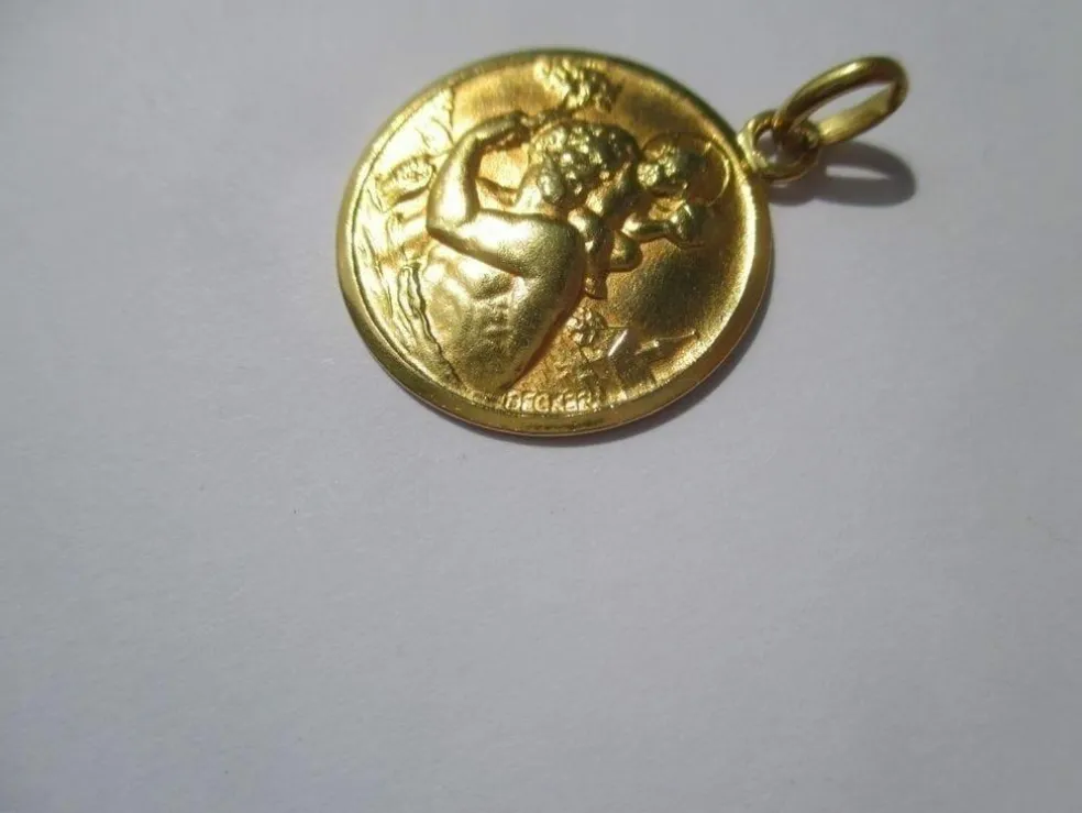 BECKER - importante médaille Saint Christophe