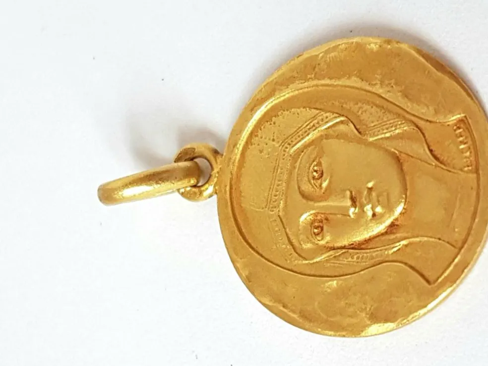 Becker Pendentif Médaille Or jaune