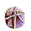 Bicolor ring Italian design. Brand new