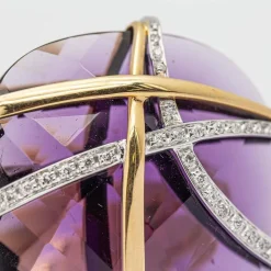 Bicolor ring Italian design. Brand new