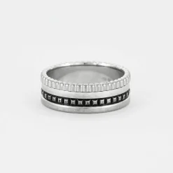 BOUCHERON - Bague Quatre Black or gris
