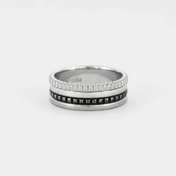 BOUCHERON - Bague Quatre Black or gris