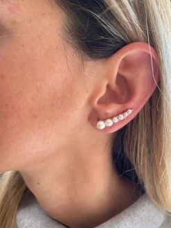 Boucle d'oreille Perle Diamant