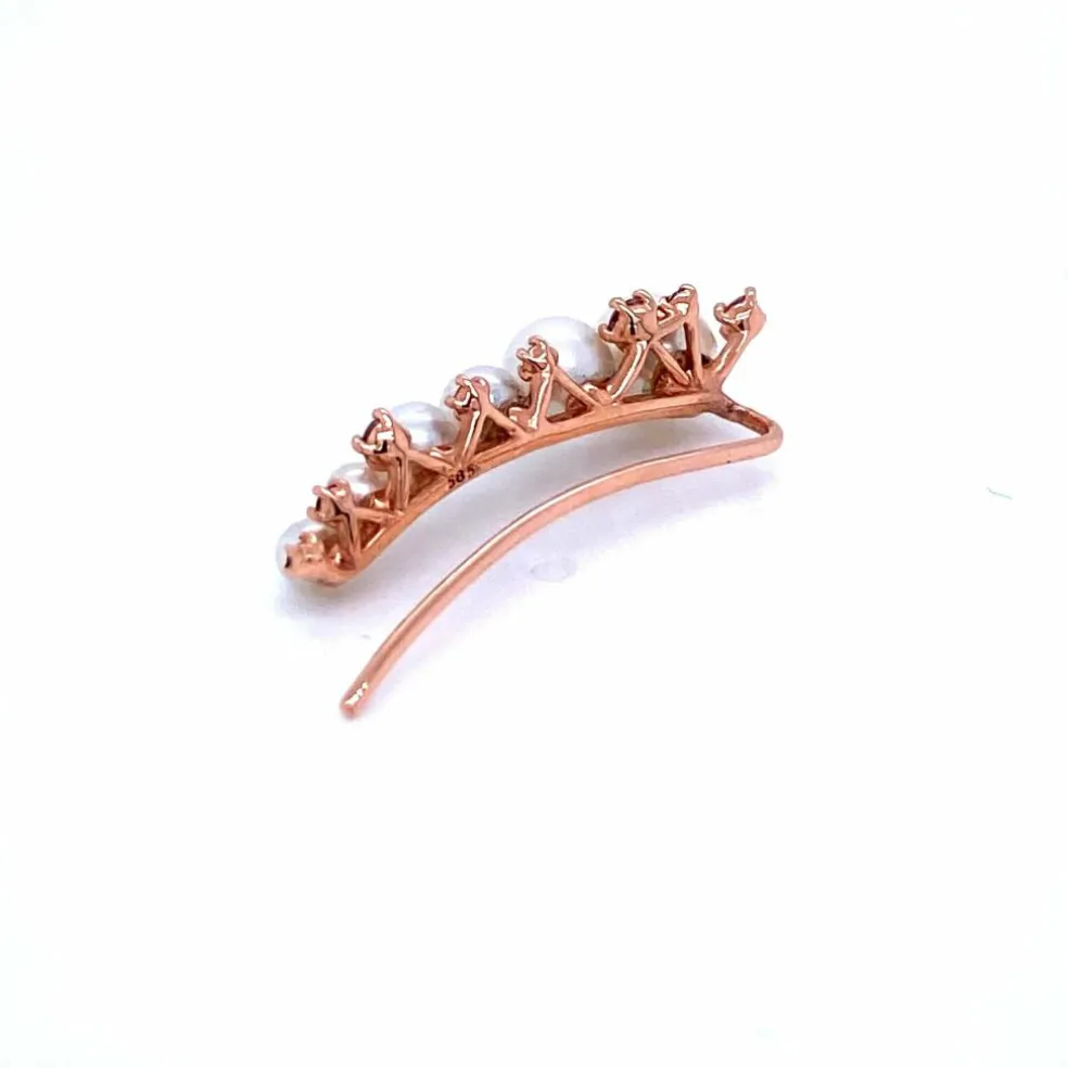 Boucle d'oreille Perle Diamant