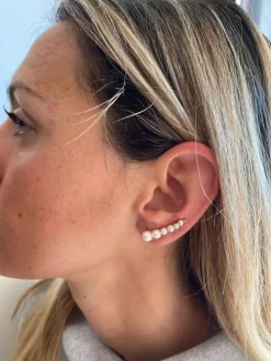 Boucle d'oreille Perle Diamant