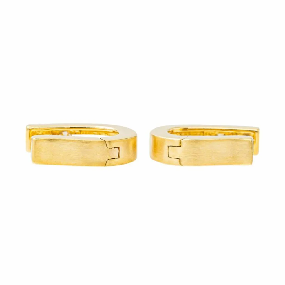 Boucle d'oreilles Or jaune Diamant