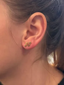 Boucle d'oreilles étoiles Or jaune