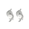 Boucles d 'oreilles anciennes diamants perles