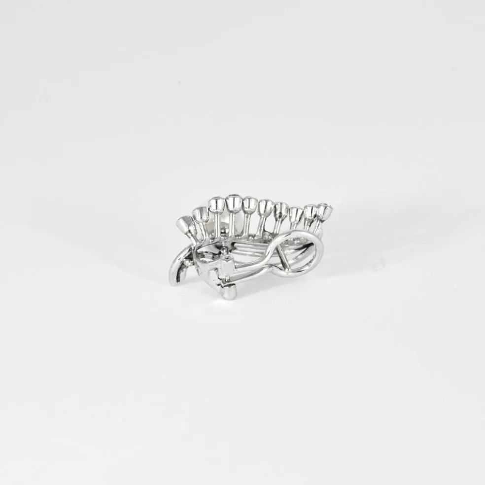 Boucles d 'oreilles anciennes diamants perles