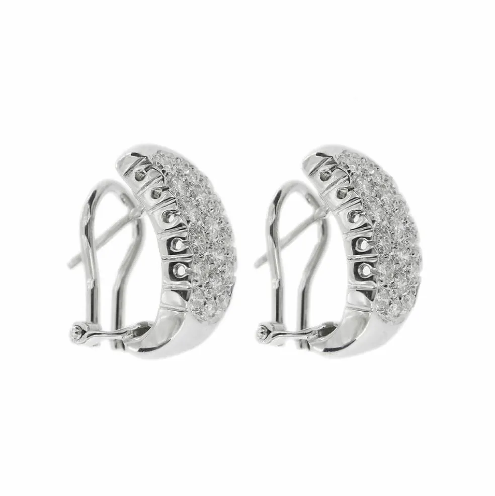 Boucles d'oreille diamants