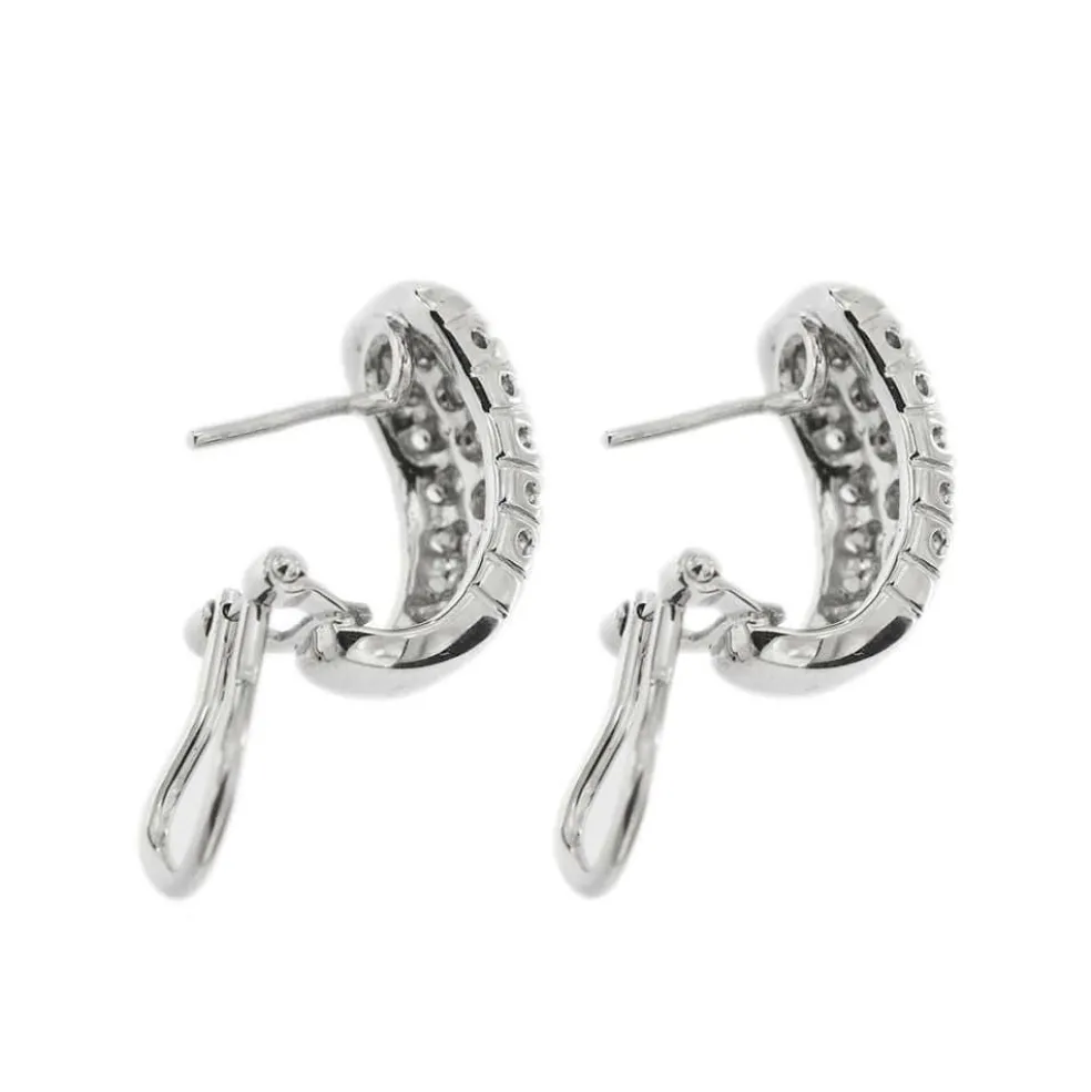 Boucles d'oreille diamants