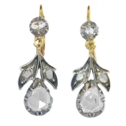 Boucles d'oreille en diamant