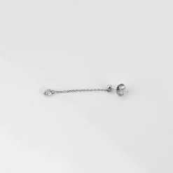 BOUCLES D'OREILLE OR BLANC DIAMANTS
