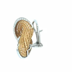Boucles d'oreilles à clip en or et diamants Harpo's Italia